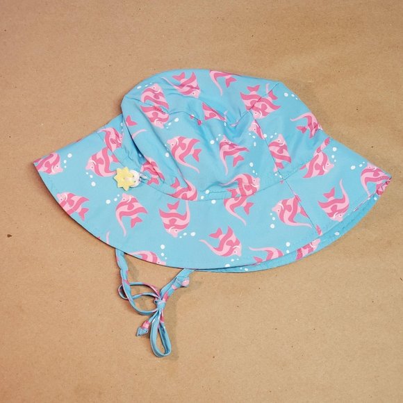 I Play Bucket Sun Hat 2T-4T Turquoise - Picture 4 of 9